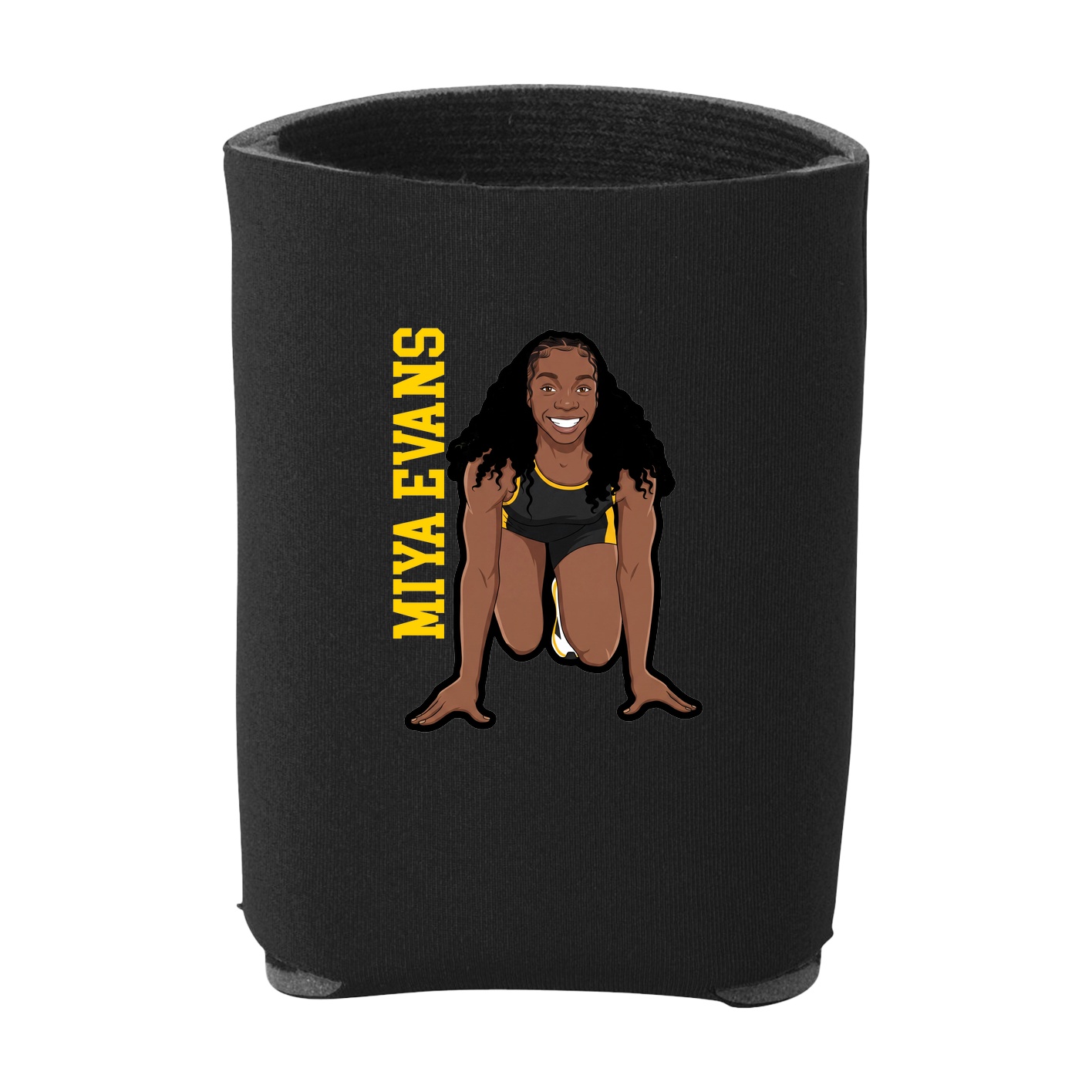 Can Holder — Name Vertical in Black