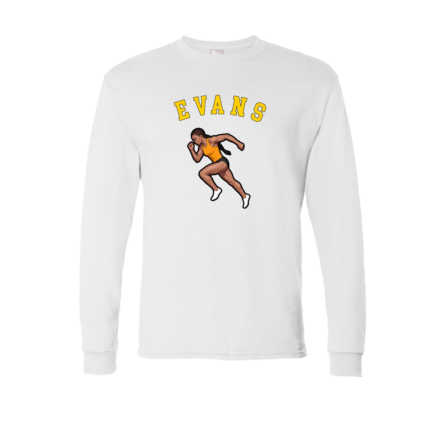 Long Sleeve Tee — Shirsey Arch in White
