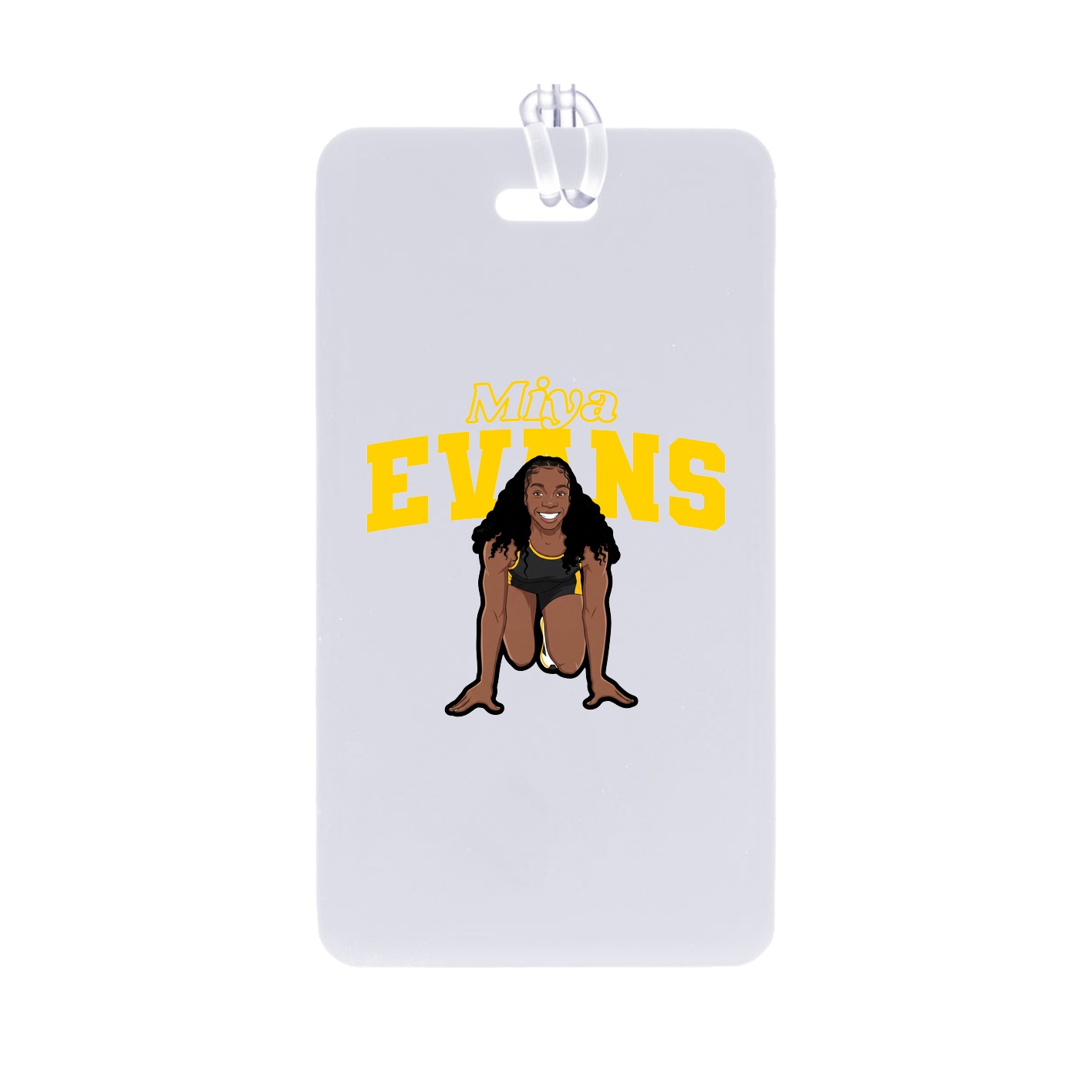 Bag Tag — Name Arch in Classic