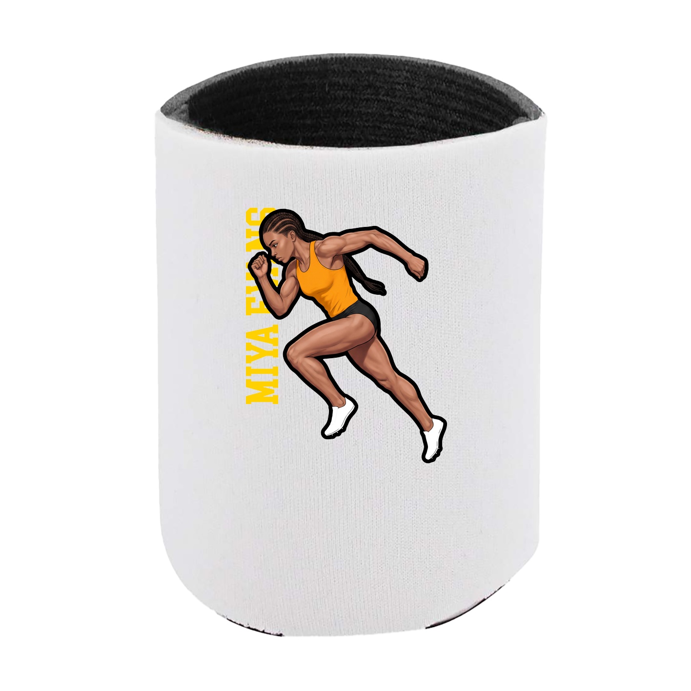 Can Holder — Name Vertical in White