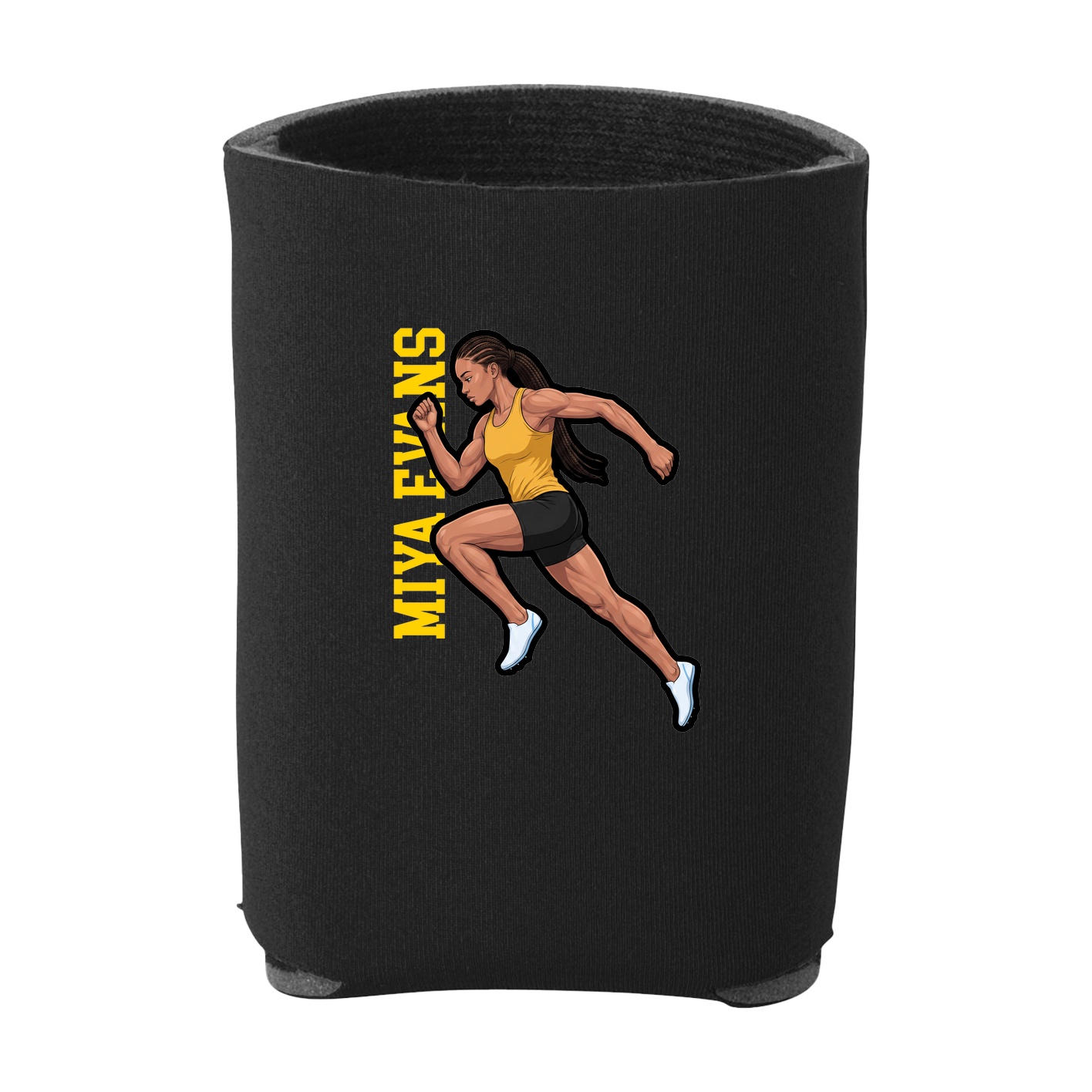 Can Holder — Name Vertical in Black
