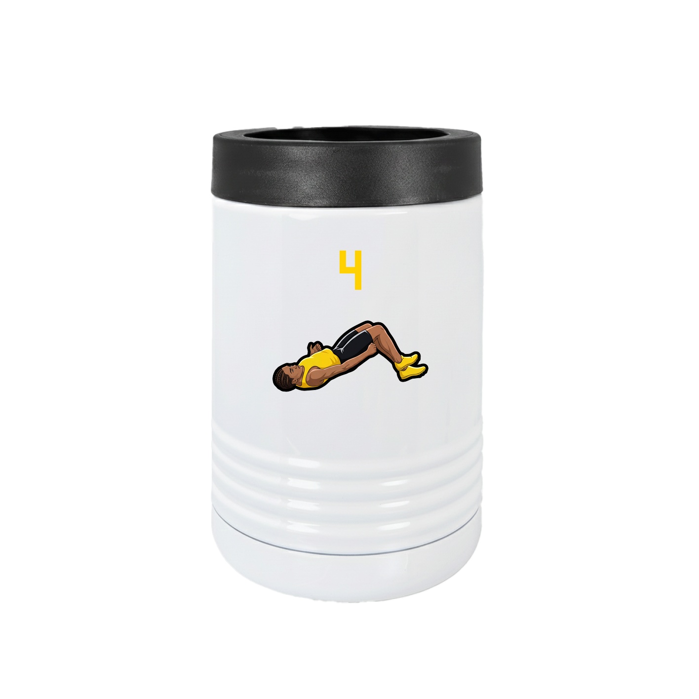 Beverage Holder — Number Top in White