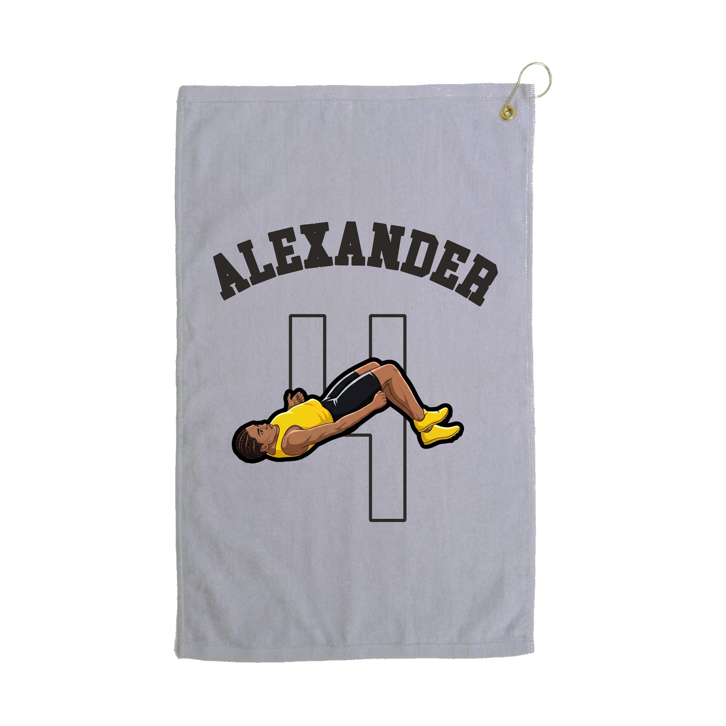 Golf Towel — Shirsey Arch in Grey