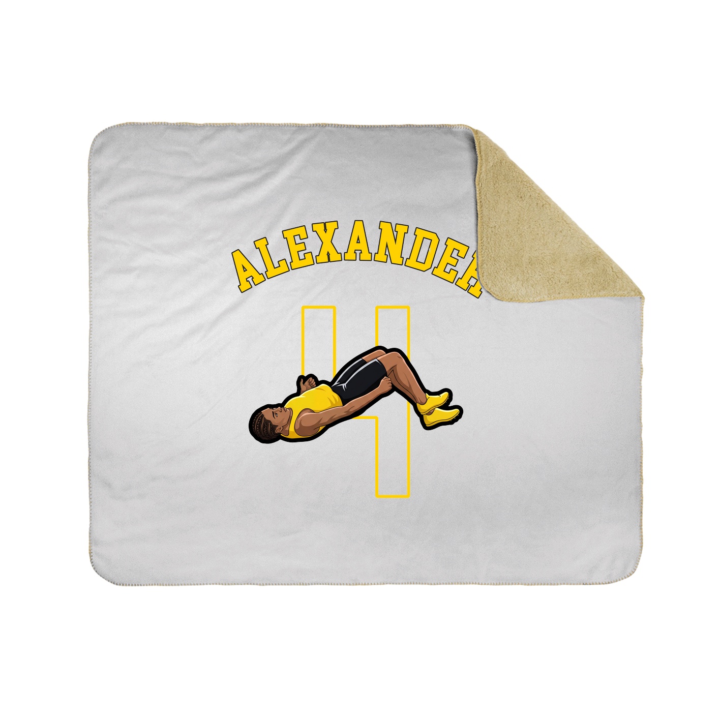 Throw Blanket — Shirsey Arch in White