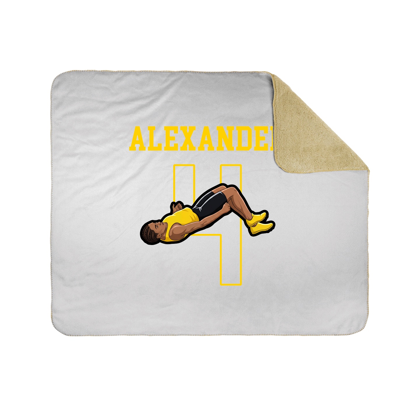 50x60 Sherpa Lined Throw Blanket