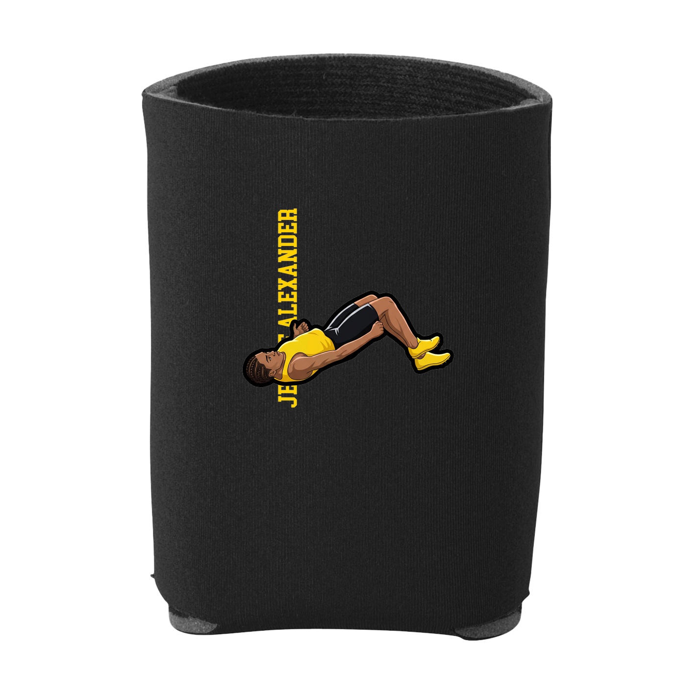 Can Holder — Name Vertical in Black