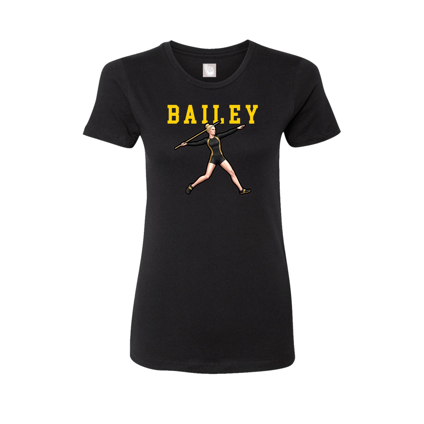 Fitted Women's Tee — Shirsey in Black