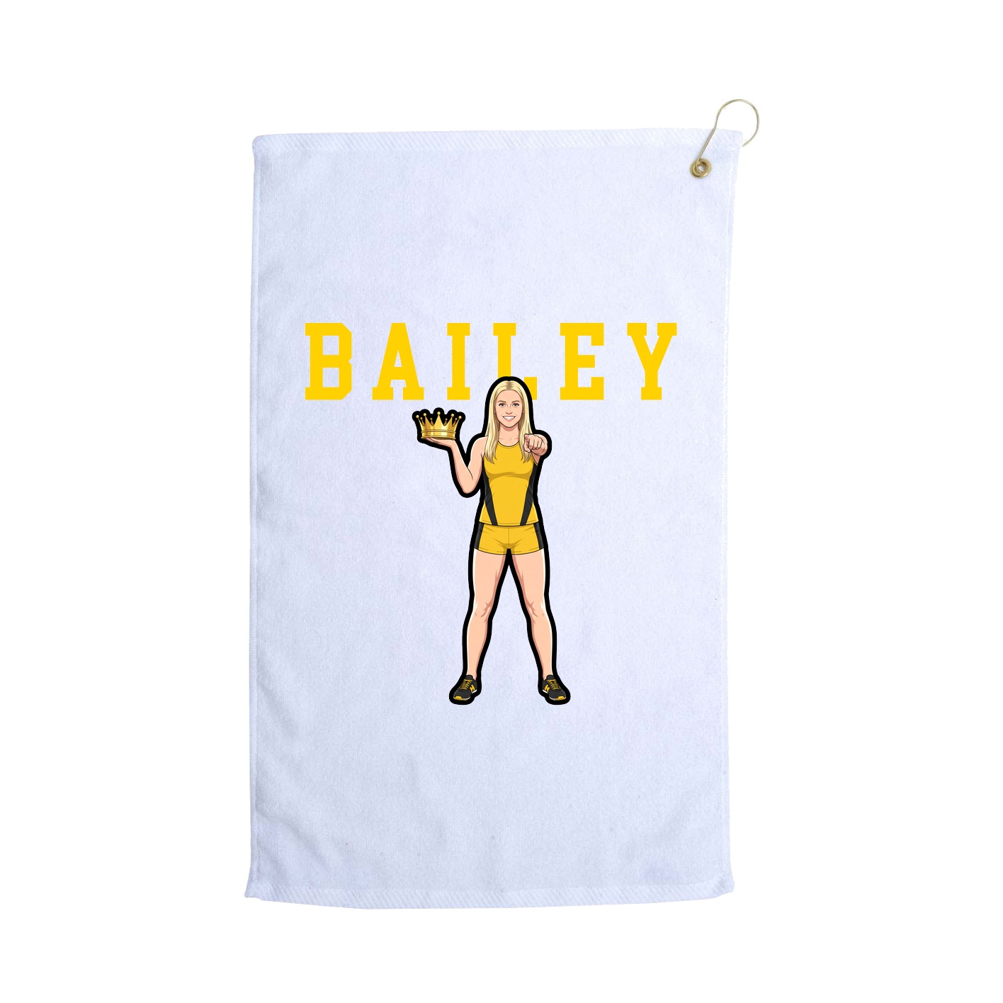 Golf Towel — Shirsey in White