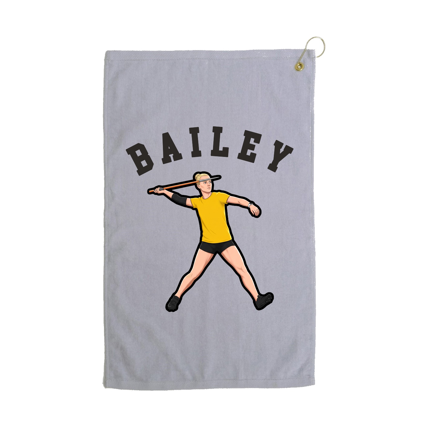Golf Towel — Shirsey Arch in Grey