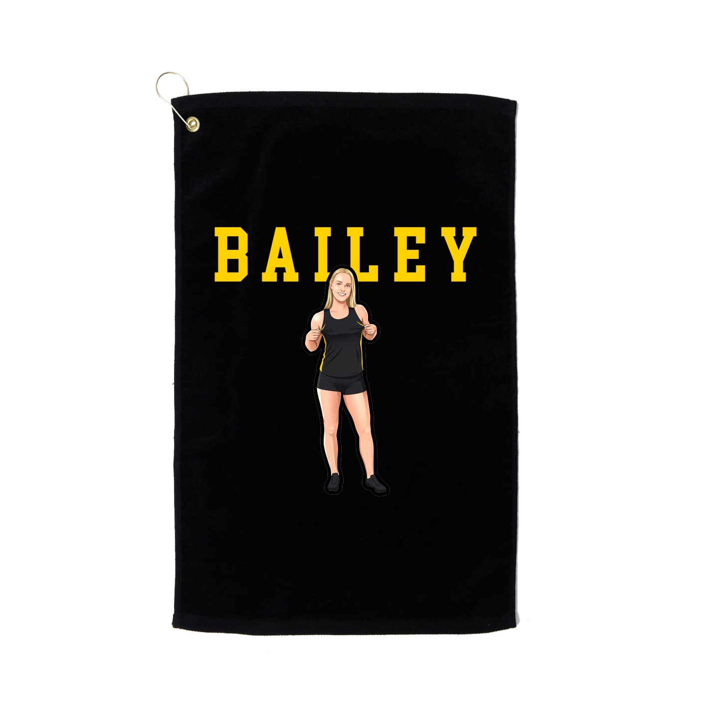 Golf Towel — Shirsey in Black