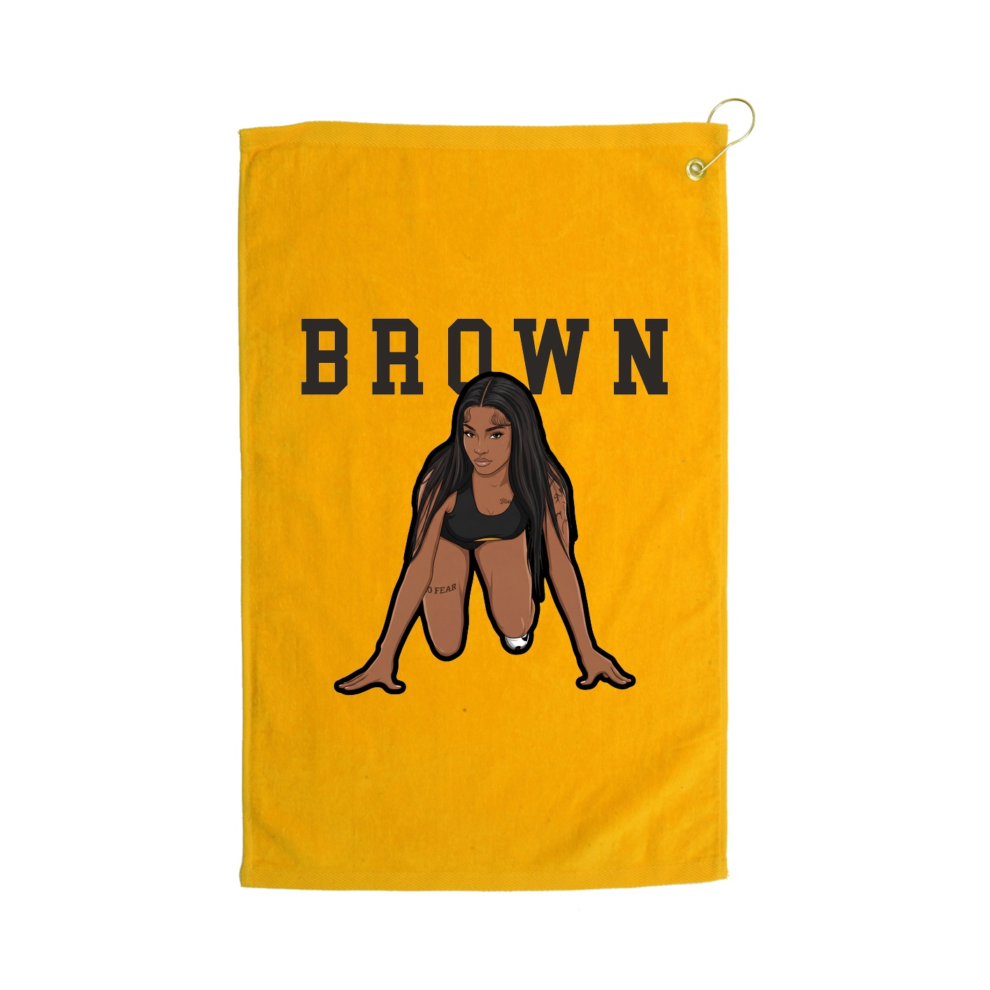 Golf Towel — Shirsey in Gold