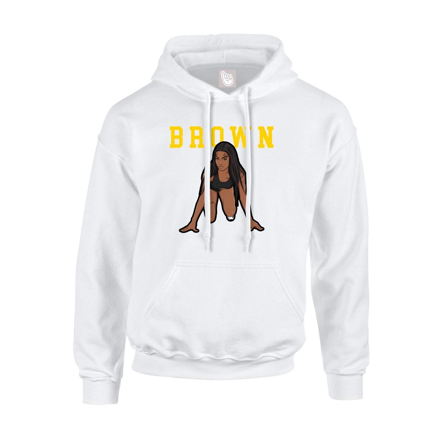 Hoodie — Shirsey in White