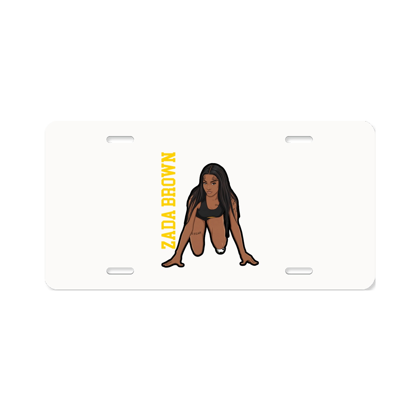 Aluminum License Plate