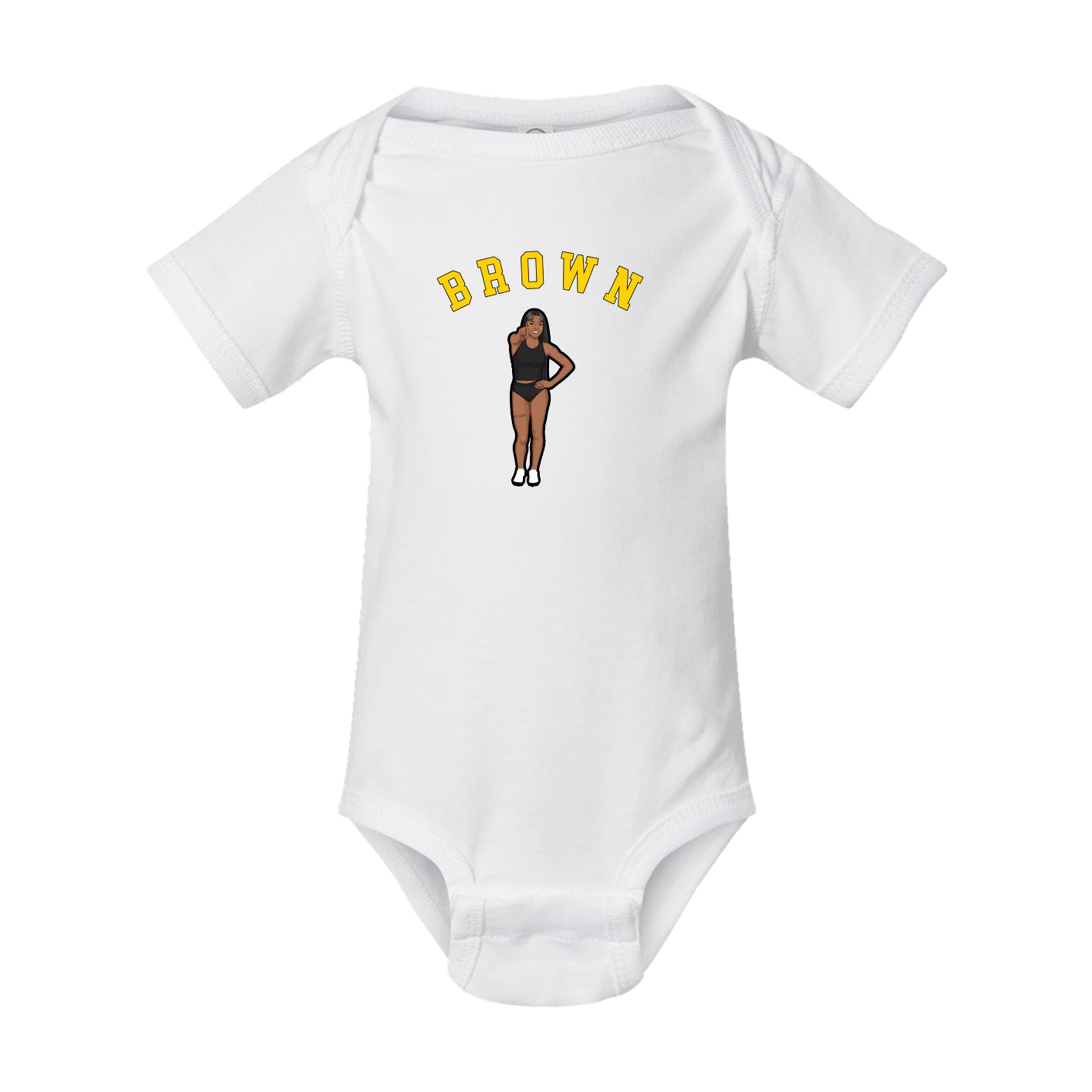 Baby Onesie — Shirsey Arch in White