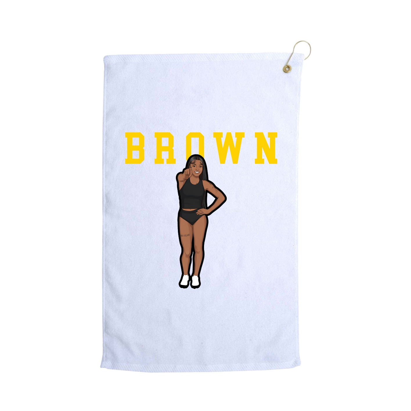 Golf Towel — Shirsey in White