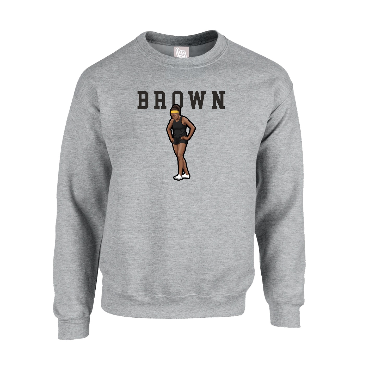 Fleece Crew — Shirsey in Grey