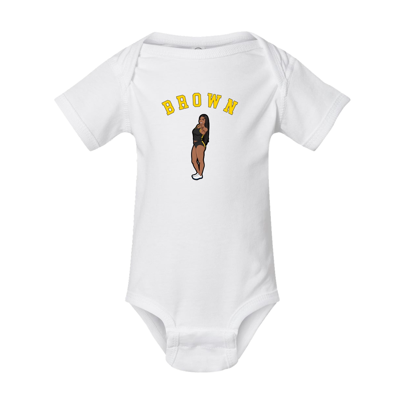 Baby Onesie — Shirsey Arch in White