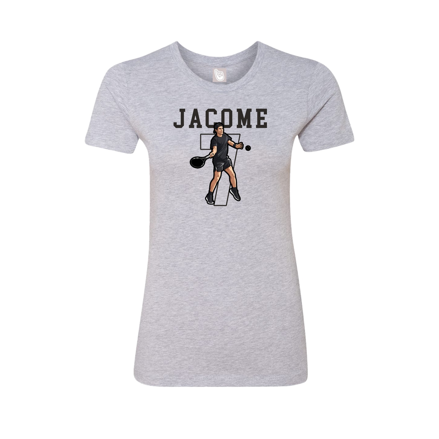 Fitted Women's Tee — Shirsey in Grey