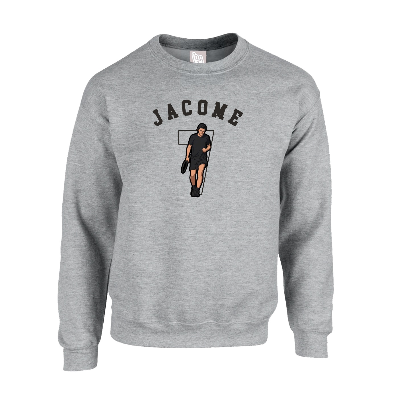 Fleece Crew — Shirsey Arch in Grey