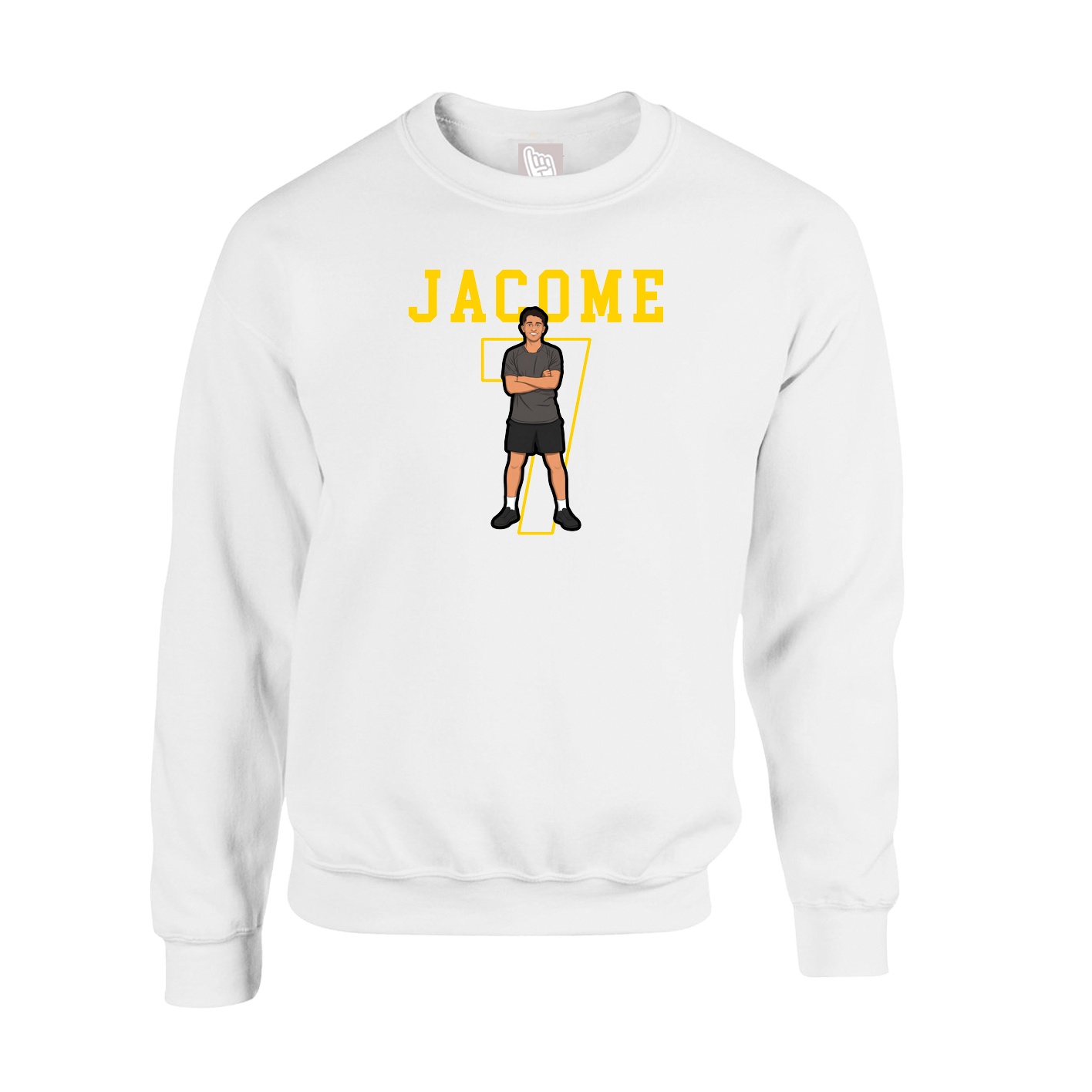 Fleece Crew — Shirsey in White