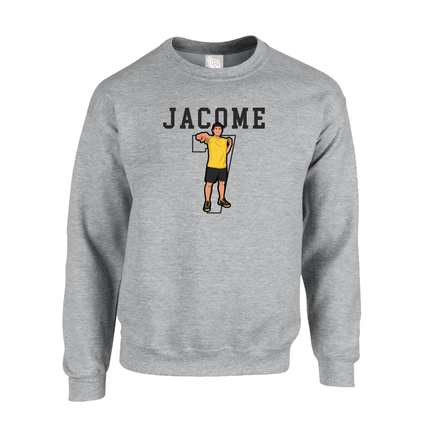 Fleece Crew — Shirsey in Grey