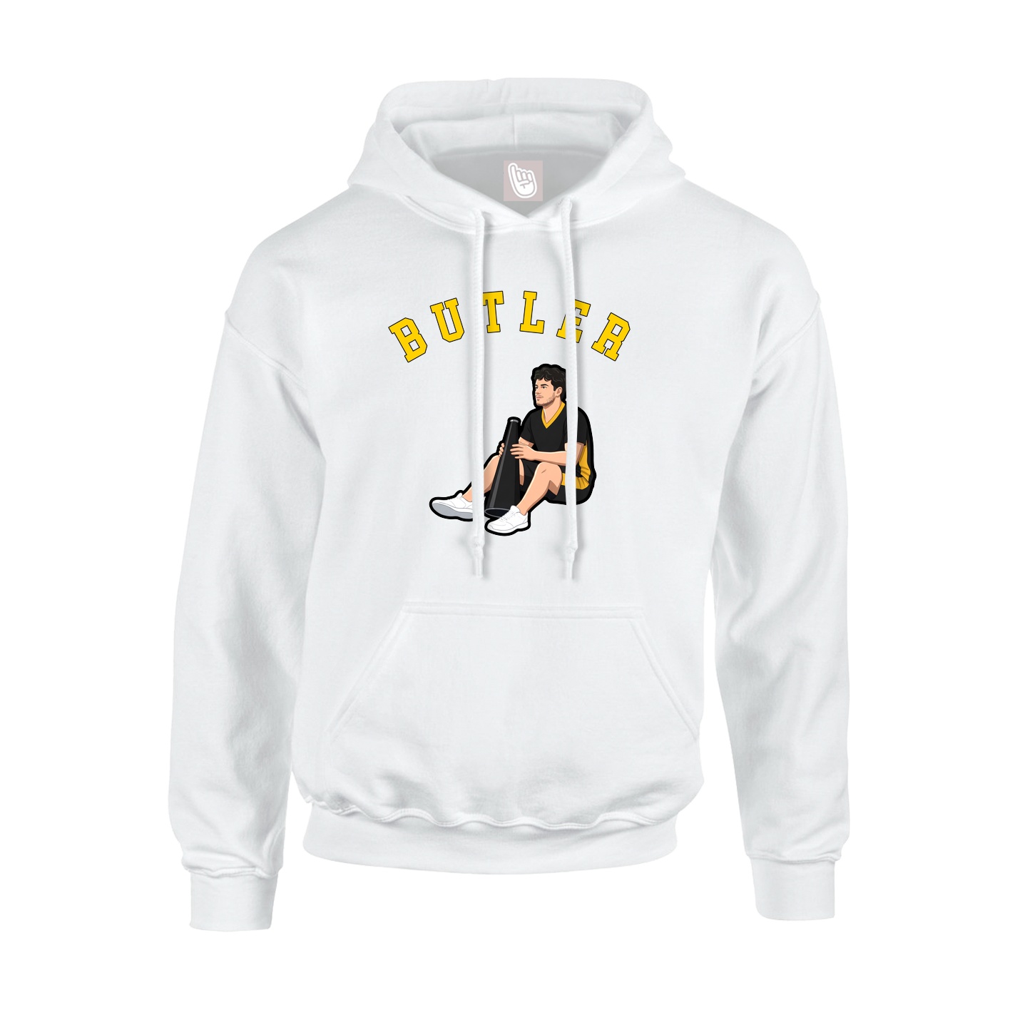 Youth Hoodie — Shirsey Arch in White