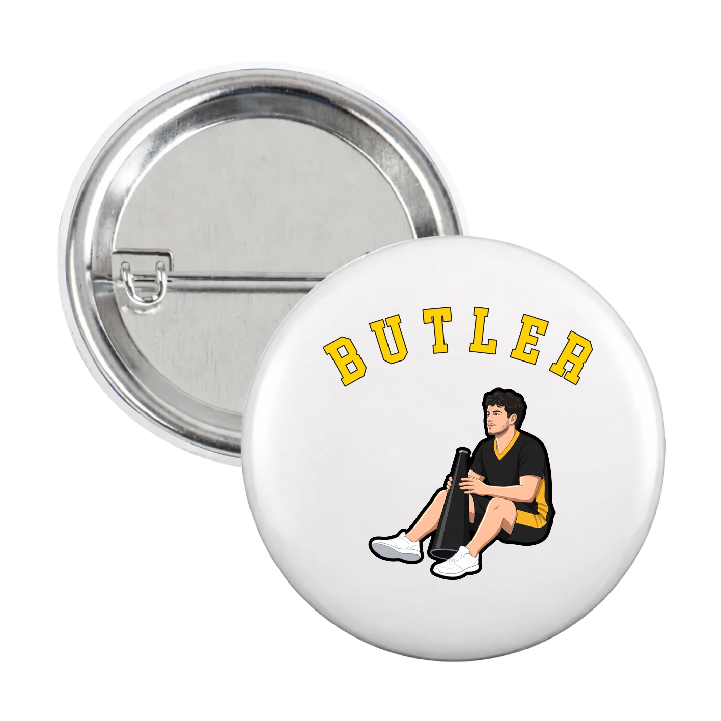 Game Day Button — Shirsey Arch in White