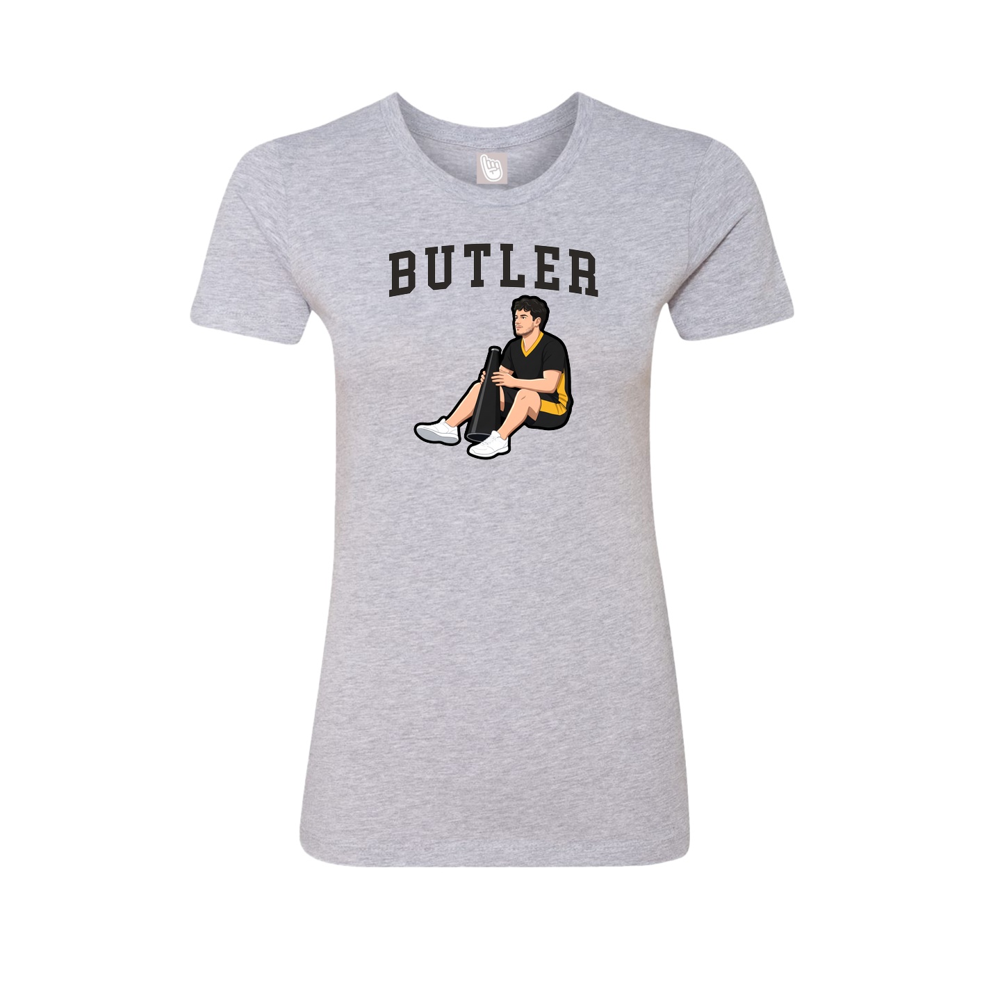 Fitted Women's Tee — Shirsey in Grey