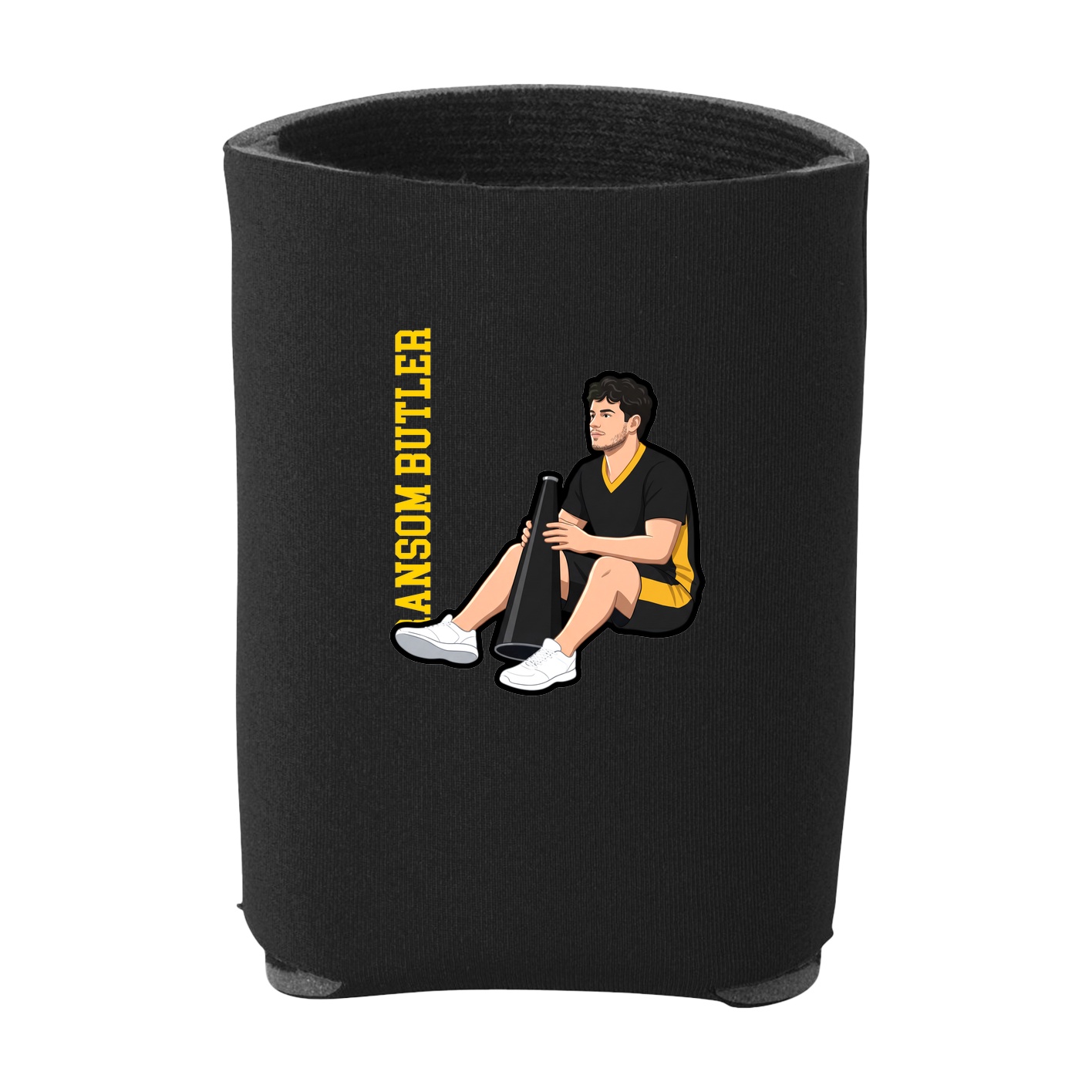 Can Holder — Name Vertical in Black
