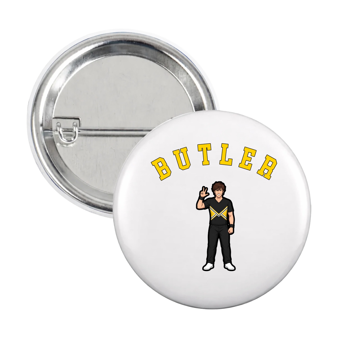Game Day Button — Shirsey Arch in White