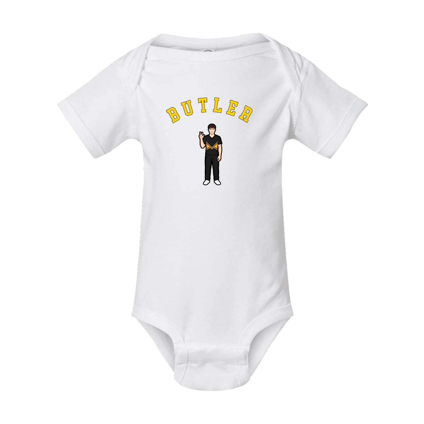 Baby Onesie — Shirsey Arch in White