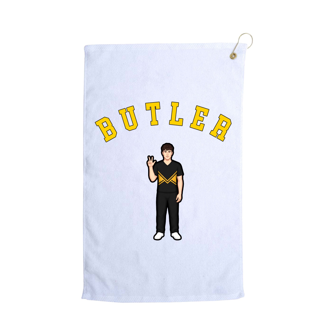 Golf Towel — Shirsey Arch in White
