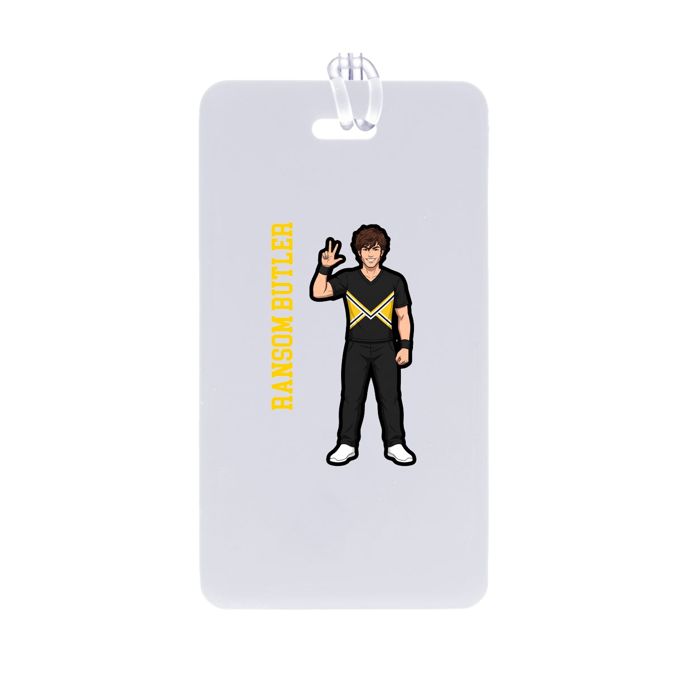 Bag Tag — Name Vertical in Classic
