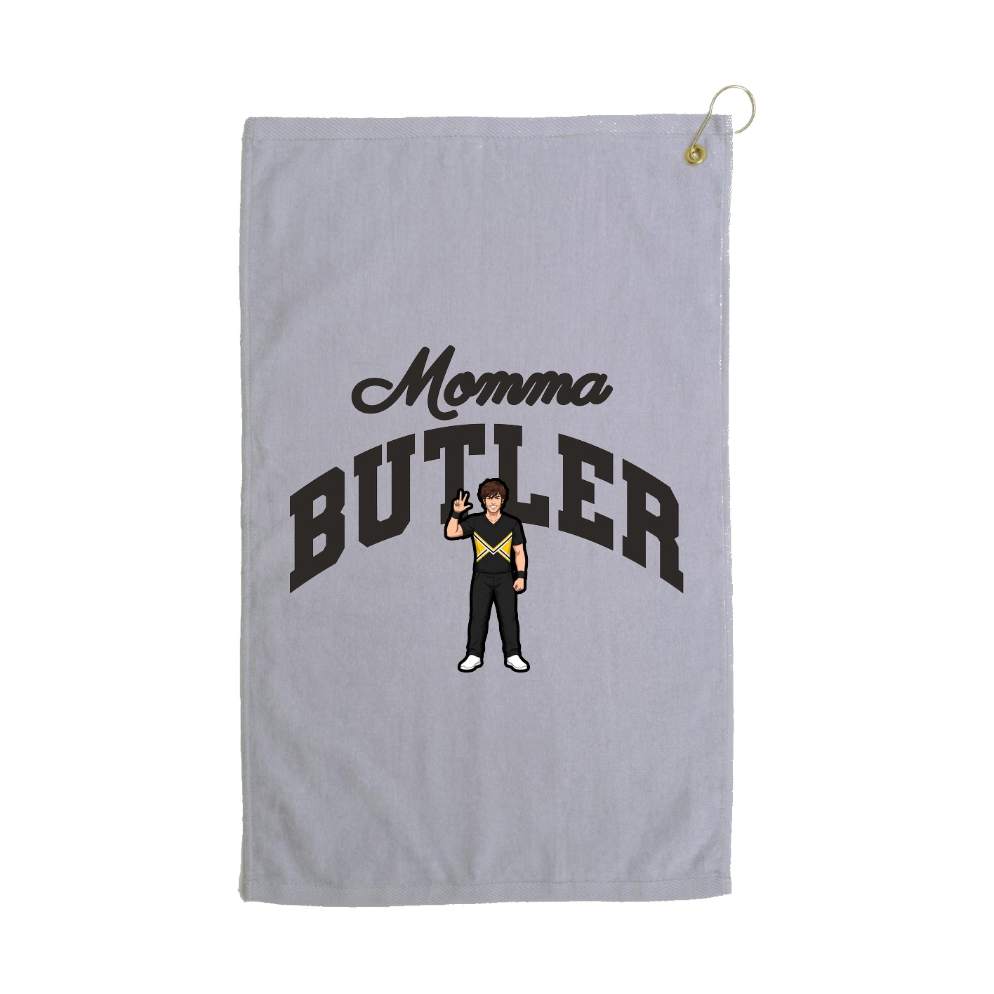 Golf Towel — Mothers Day Arch in Grey