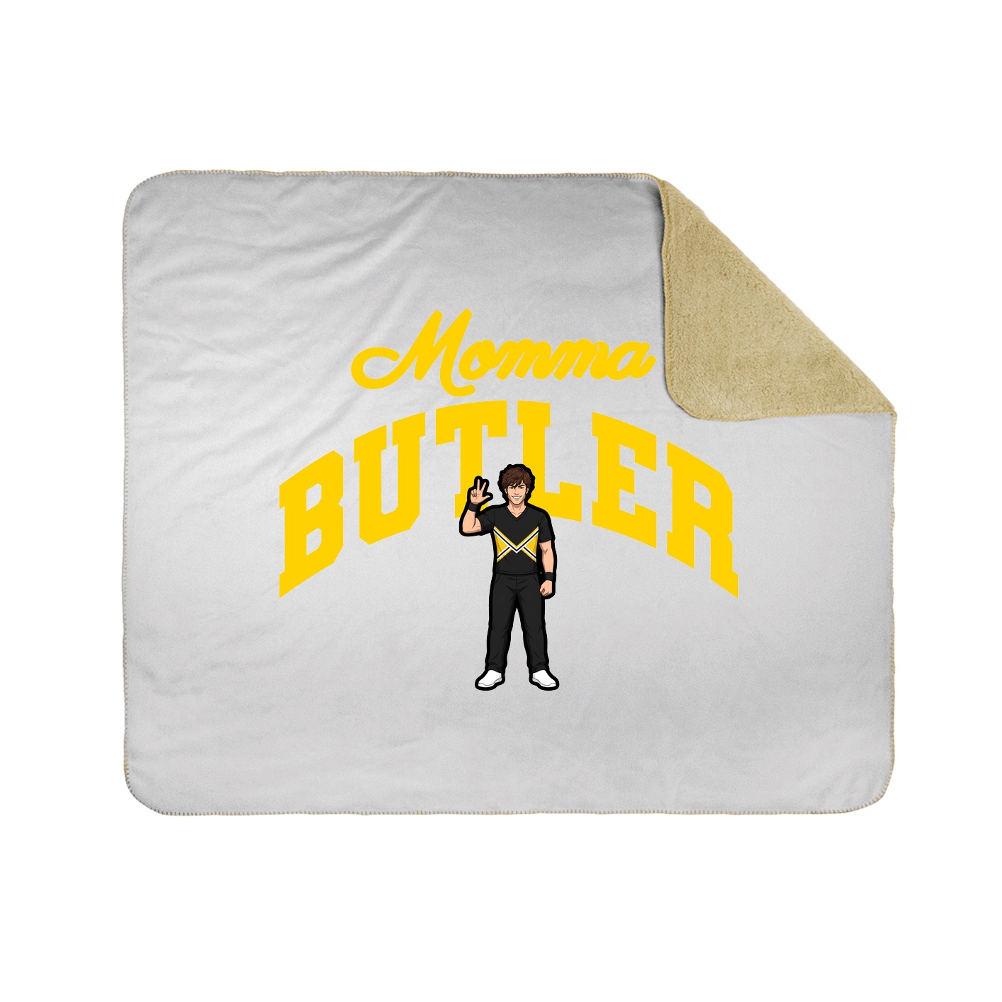 Throw Blanket — Mothers Day Arch in White