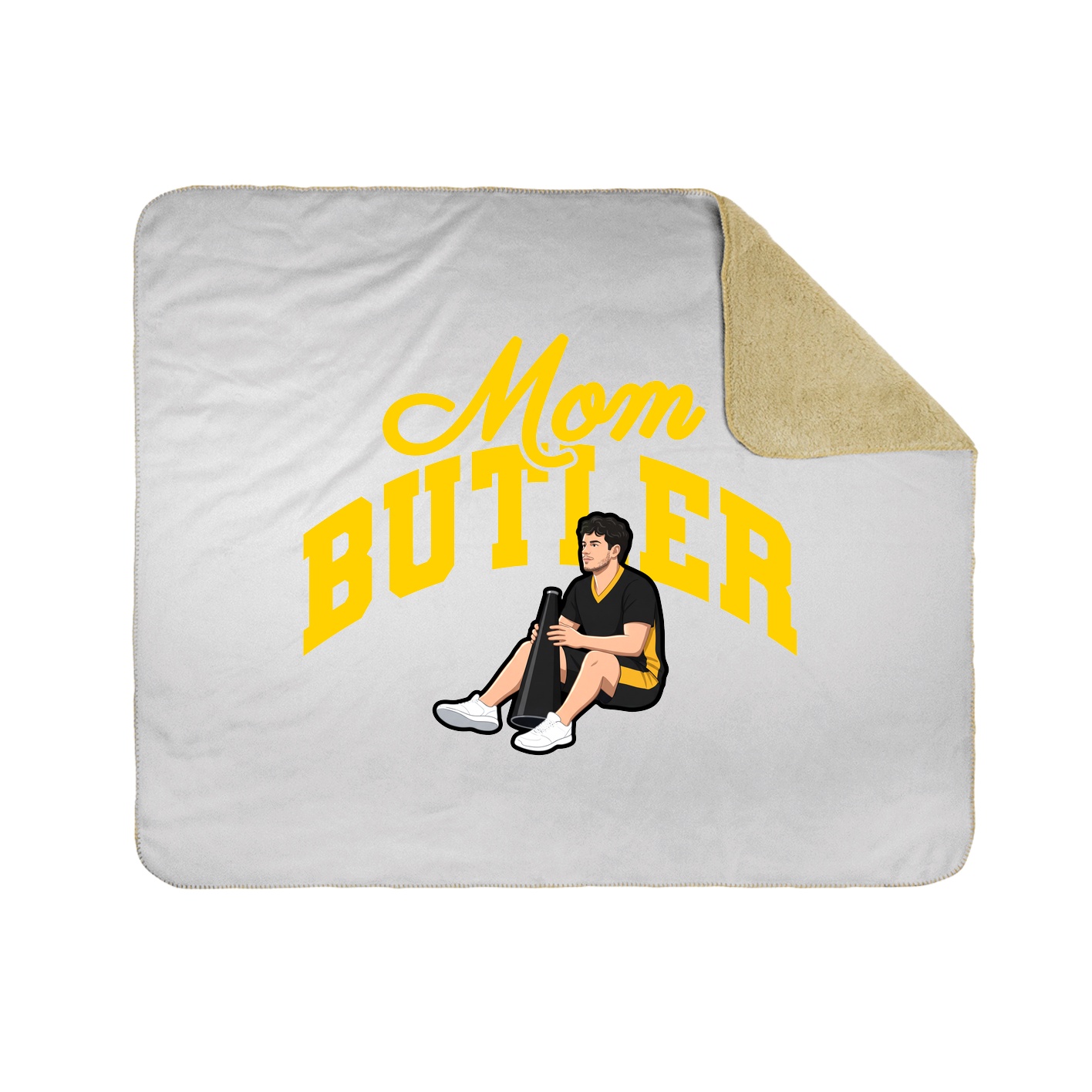 Throw Blanket — Mothers Day Arch in White