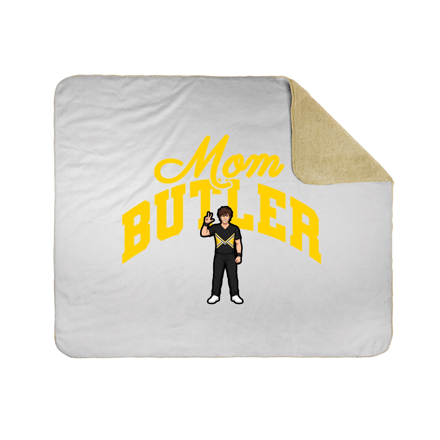 Throw Blanket — Mothers Day Arch in White