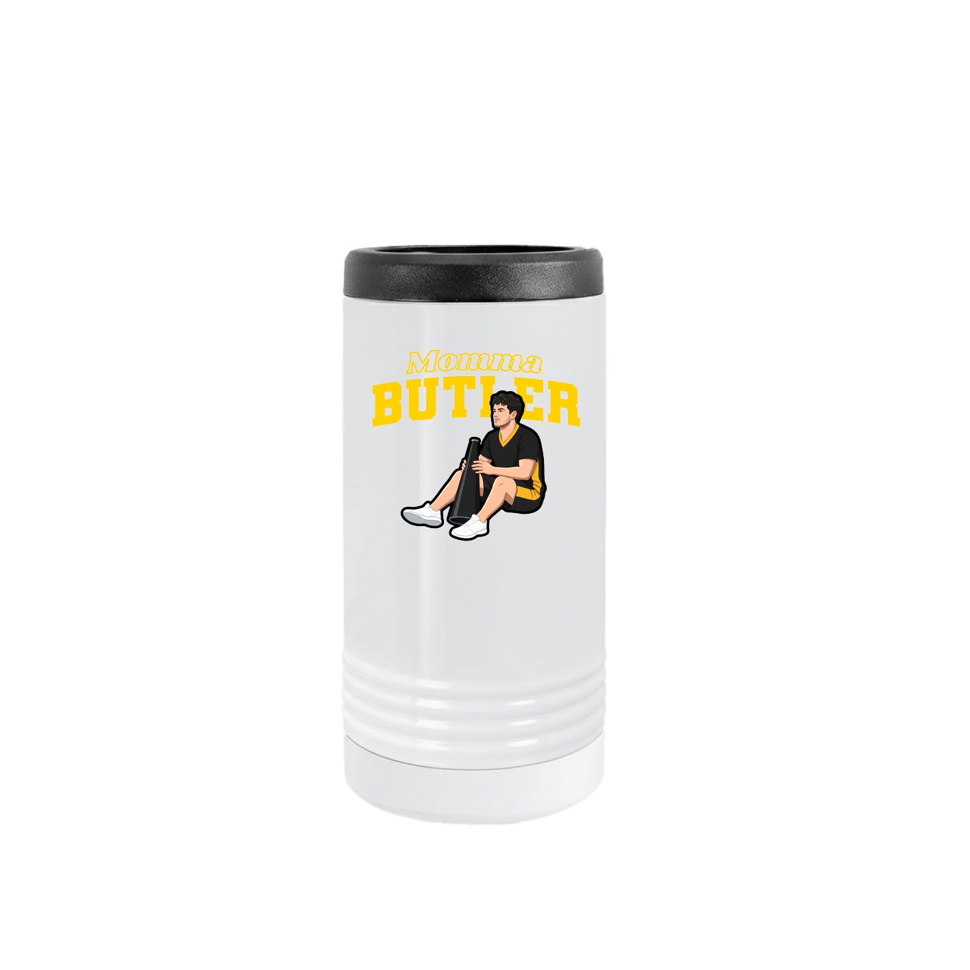 Slim Beverage Holder — Mothers Day Block in White