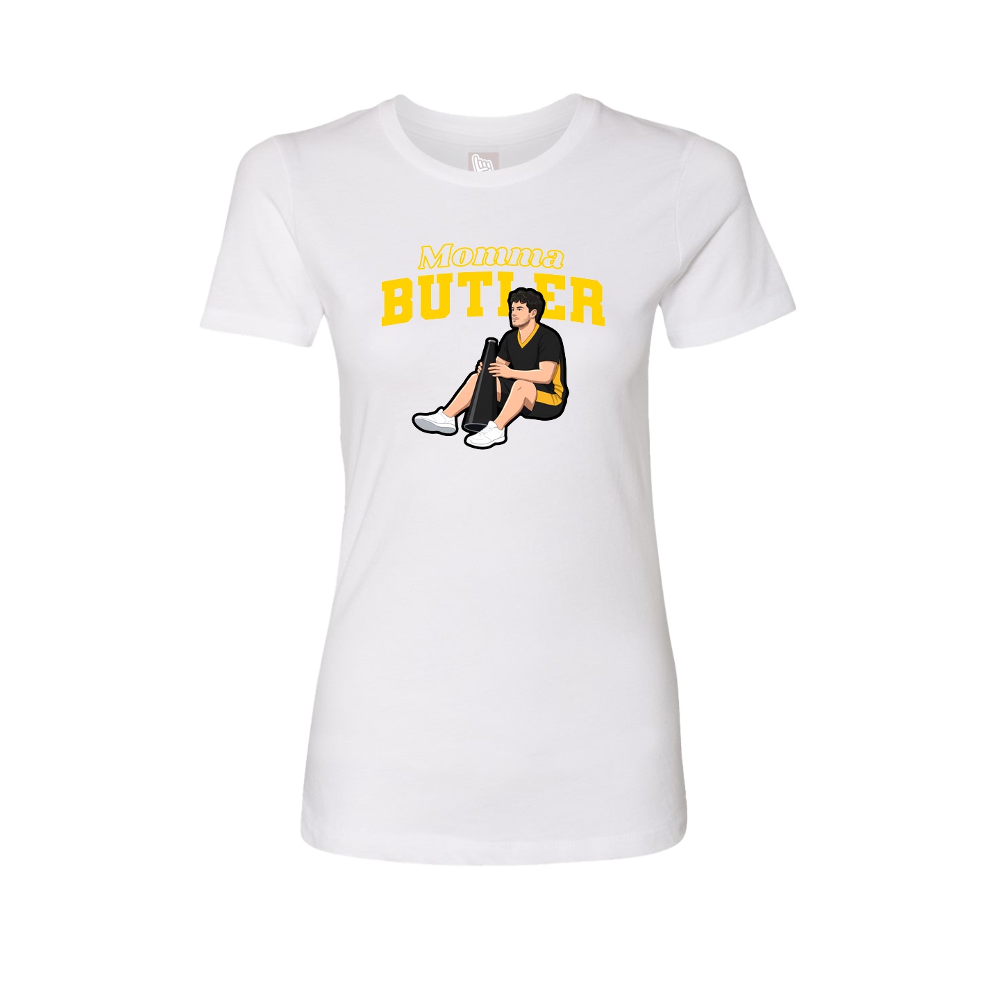 Womens Tee — Mothers Day Block in White