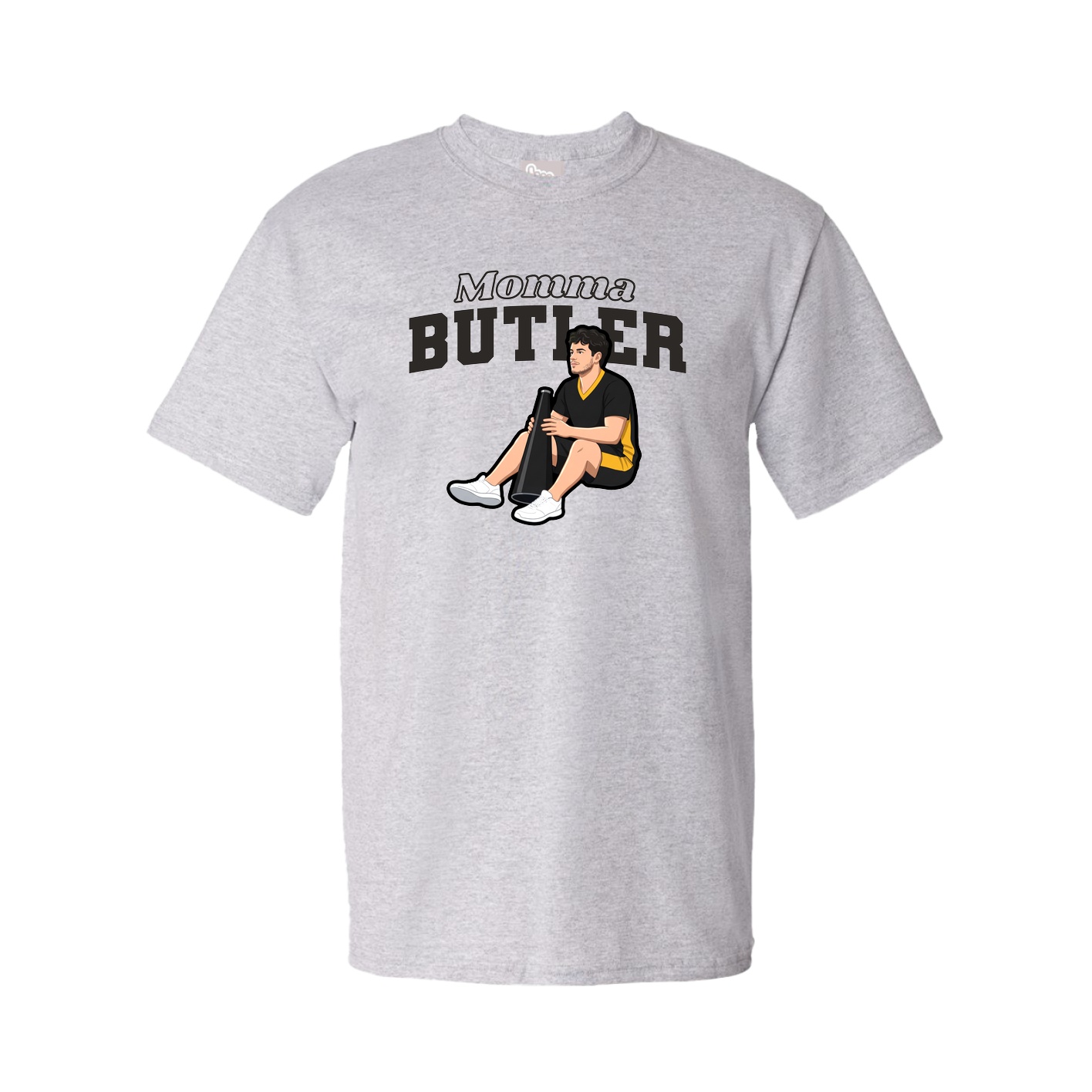 Youth Tee — Mothers Day Block in Grey