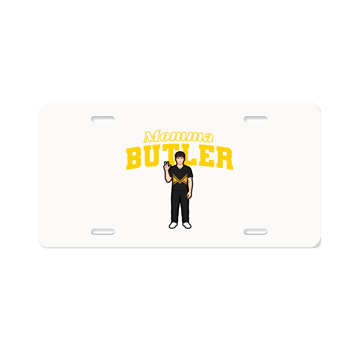 License Plate — Mothers Day Block in Classic