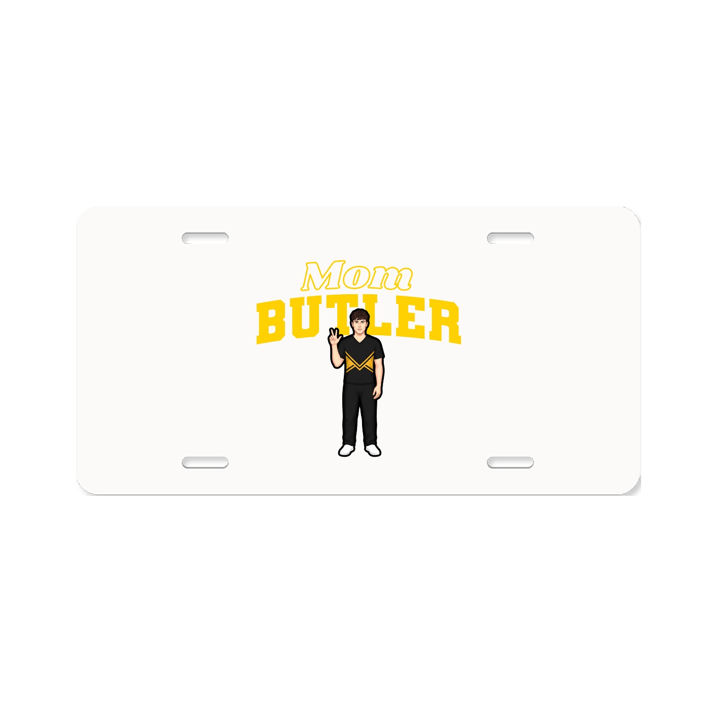 License Plate — Mothers Day Block in Classic