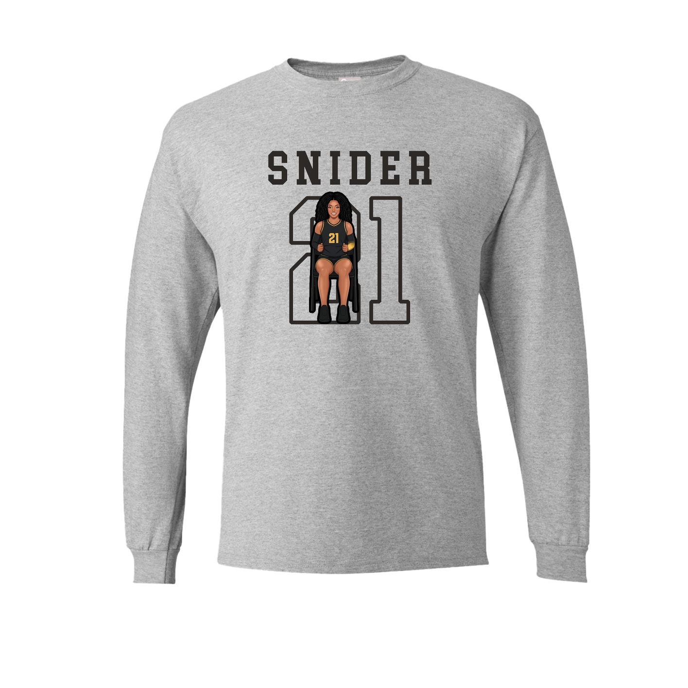 Long Sleeve Tee — Shirsey in Grey