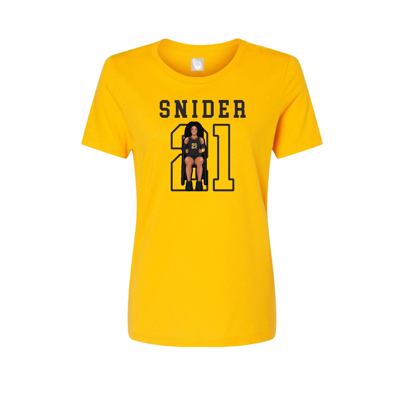 Fitted Women's Tee — Shirsey in Gold
