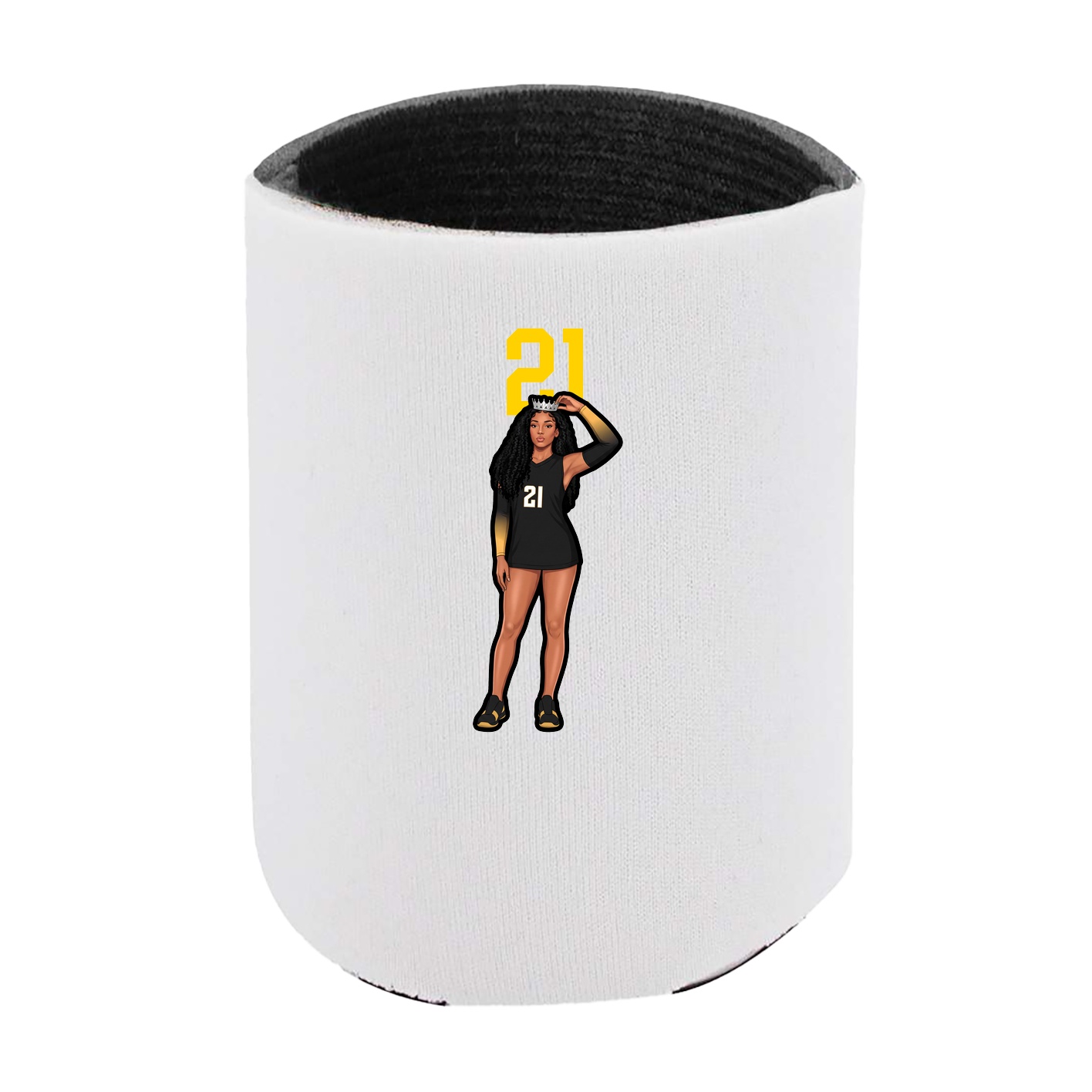 Can Holder — Number Top in White