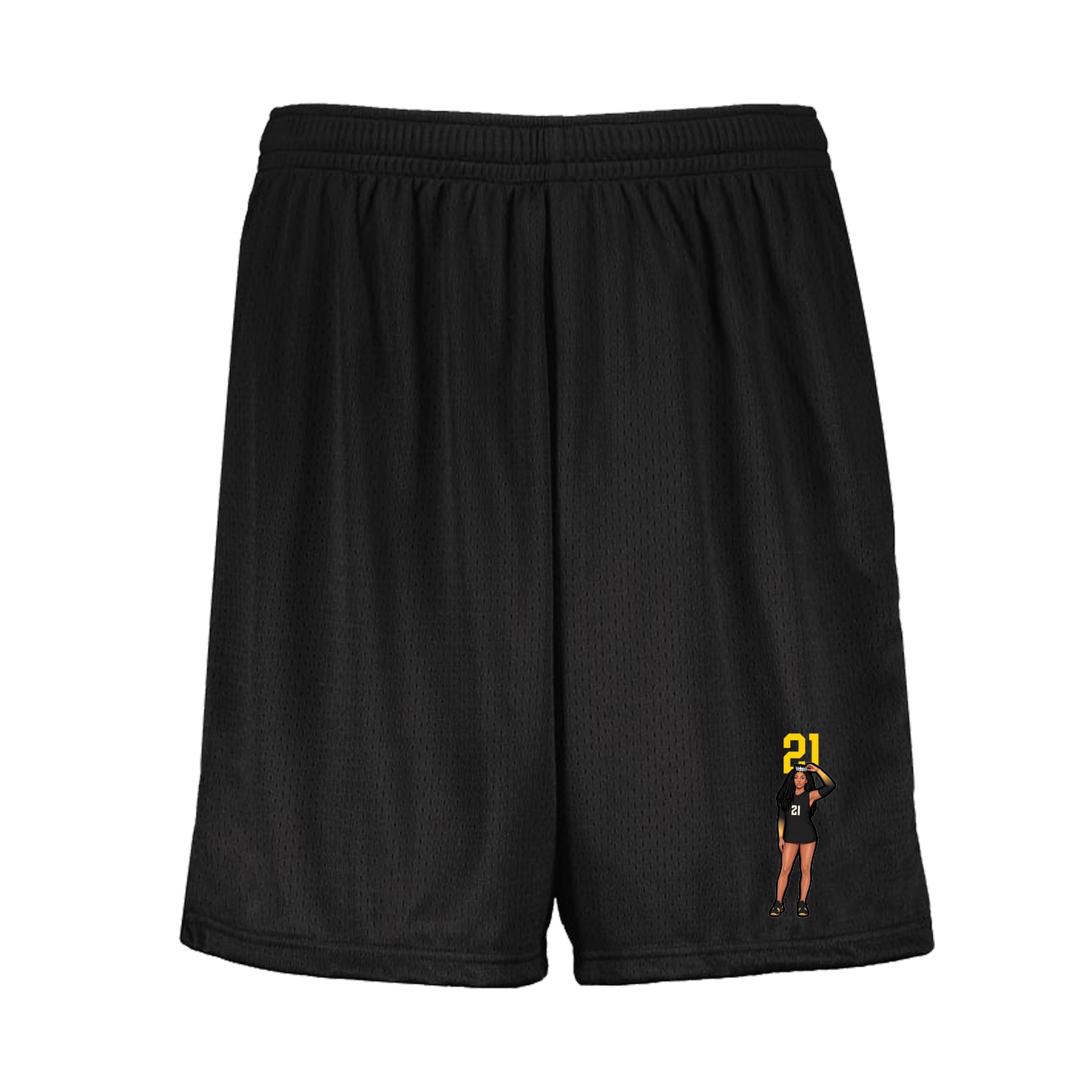 Shorts — Number Top in Black