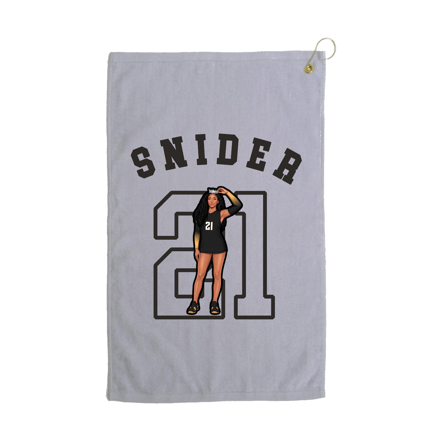 Golf Towel — Shirsey Arch in Grey