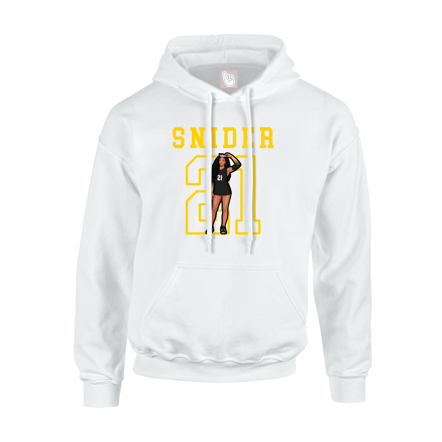 Youth Hoodie — Shirsey in White