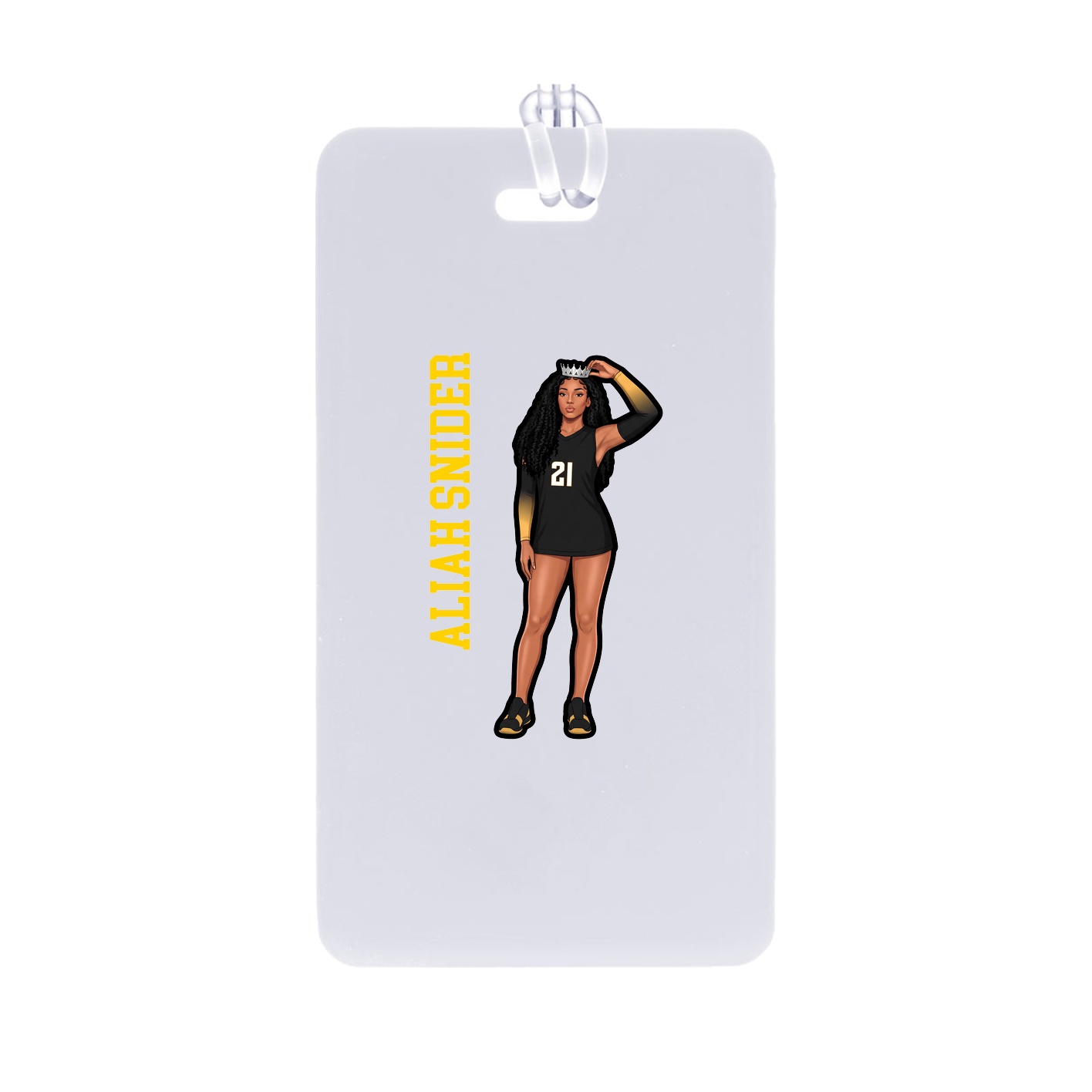Bag Tag — Name Vertical in Classic