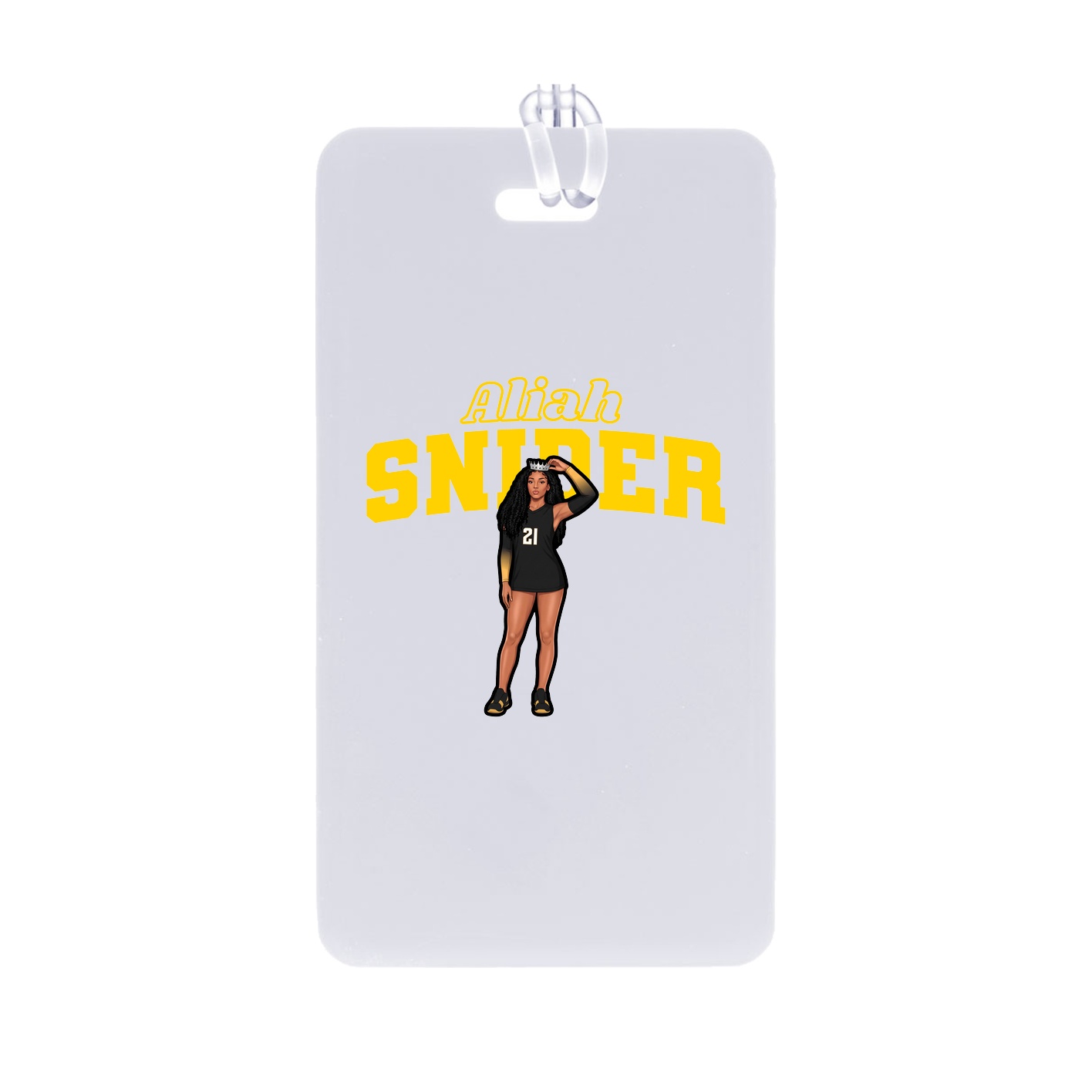 Bag Tag — Name Arch in Classic
